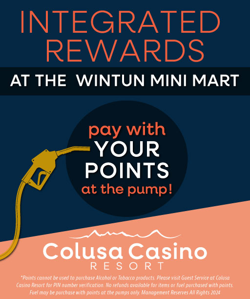 Colusa Casino Rewards at the Pump