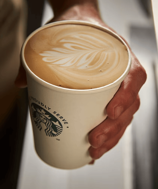Proudly Serving Starbucks